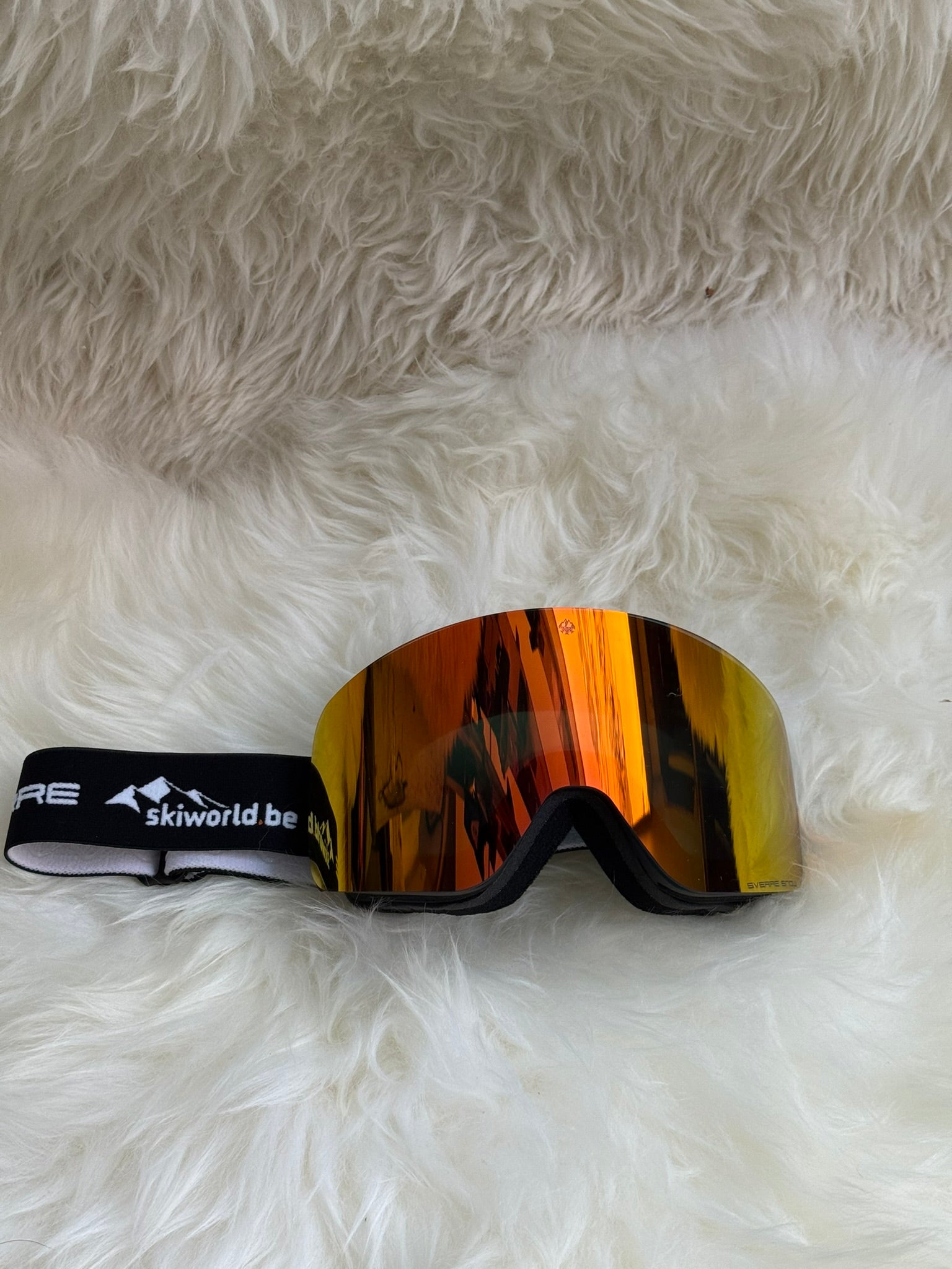 Skibril 'The Glacier' Rood